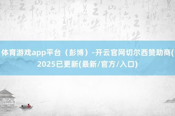 体育游戏app平台（彭博）-开云官网切尔西赞助商(2025已更新(最新/官方/入口)